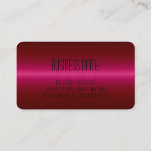 Stainless Steel Metal Look Business Card