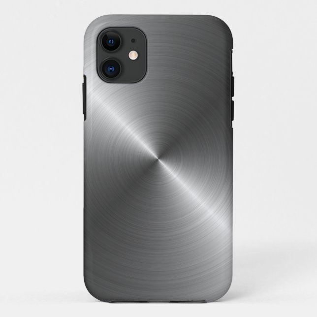 Stainless Steel Metal Look iPhone 5 Case (Back)