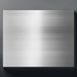 Stainless Steel Metal Look Plaque<br><div class="desc">Brushed metal background texture (faux - product is not made out of actual metal)

Customize this great product with your own scannable QR bar code text,  monogram,  logo,  company slogan,  or personal message! (click the orange "Customize it!" button above)</div>
