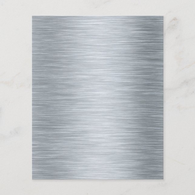 Stainless Steel Metal Texture Scrapbook Paper (Front)