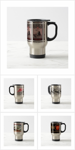 Stainless Steel Railroad Commuter  Mug Collection