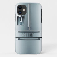 stainless steel refrigerator iphone case