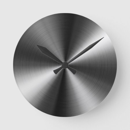 Stainless Steel Round Clock
