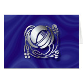 Stainless steel single Mackintosh Rose (Front Horizontal)