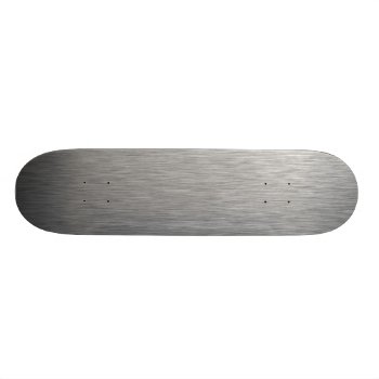 Stainless Steel Skateboard Pro by kinggraphx at Zazzle