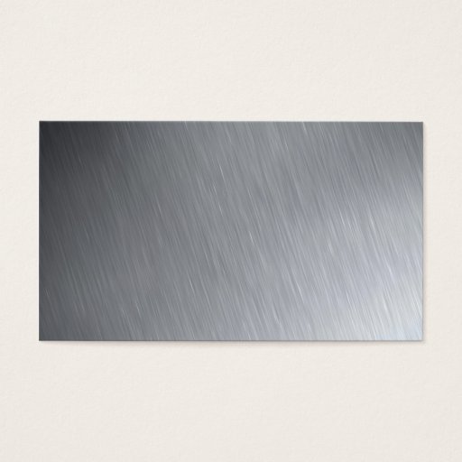 Customizable Stainless steel texture with lighting highlights business cards