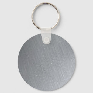 Stainless steel texture with lighting highlights keychain