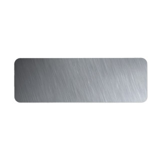 Stainless steel texture with lighting highlights label