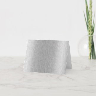 Stainless Steel Textured Card