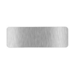 Stainless Steel Textured Label