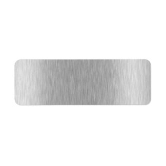 Stainless Steel Textured Label