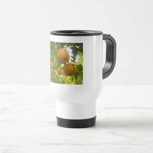 Stainless Steel Travel/Commuter Mug, 15 oz Travel Mug (Front Right)
