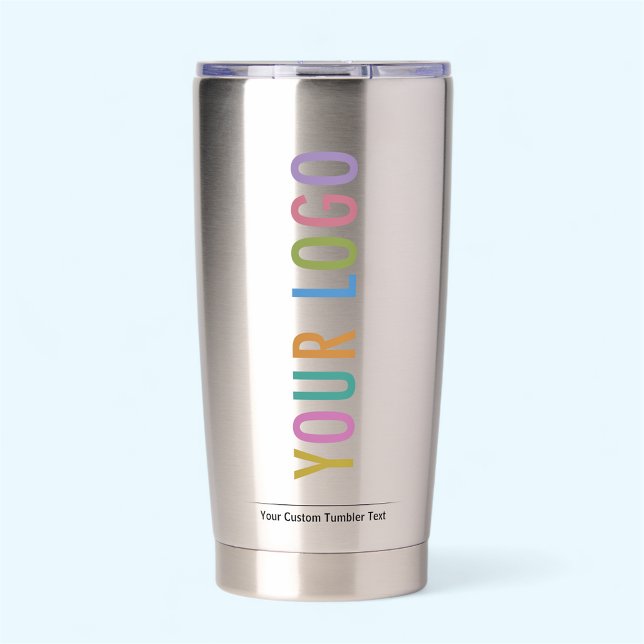 Stainless Steel Tumbler Custom Company Logo 20 oz (MISOOK Stainless Steel Tumbler with Logo)