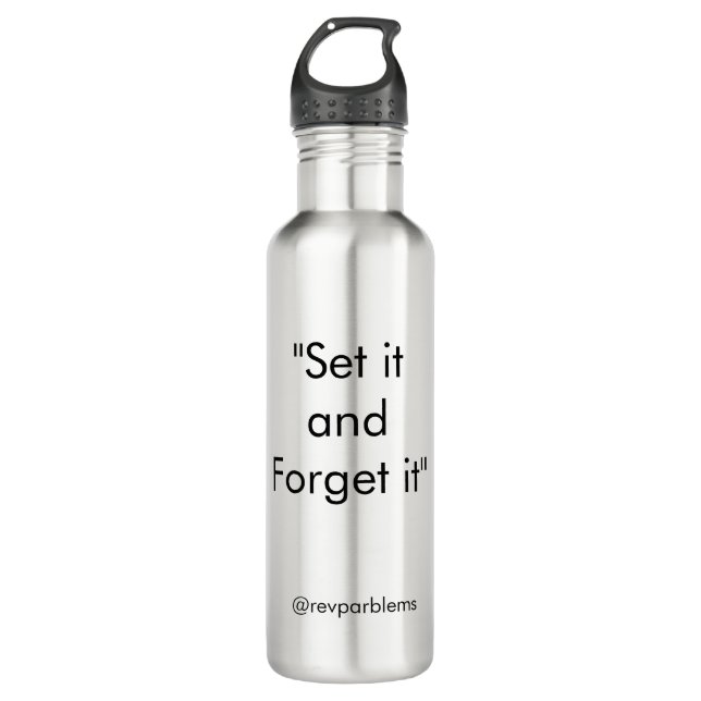 Stainless Steel Water Bottle (Front)