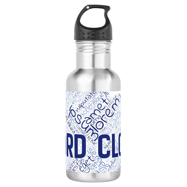 Stainless steel water bottle (Front)