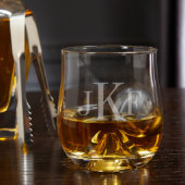 Stainless Steel Whiskey Ball Set with Rocks Glass (Front)