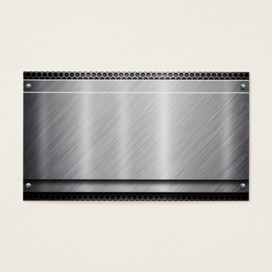 Stainless Steel with Mesh "blank" (Front)