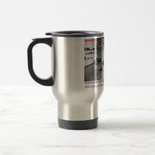 stainless travel mug. happy birthday. alpaca travel mug