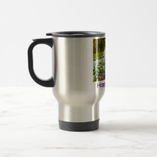 stainless travel mug.  Happy Easter.  klipspringer Mug
