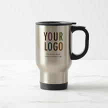 Stainless Travel Mug with Company Logo No Minimum
