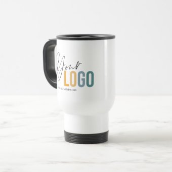 Stainless Travel Mug With Company Logo No Minimum 