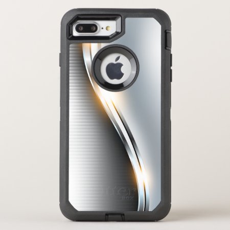 Stainless Wave Design Otterbox Defender Iphone 8 Plus/7 Plus Case