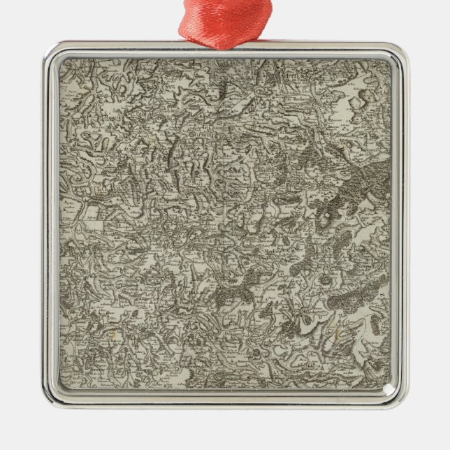 Staint Etienne, Staint Marcellin Metal Ornament (Front)