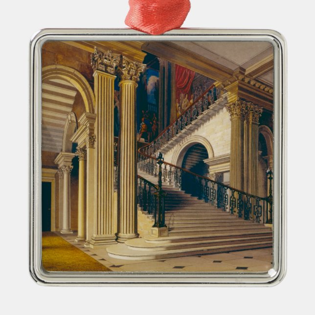 Stair Case, Buckingham House, from 'The History of Metal Ornament (Front)