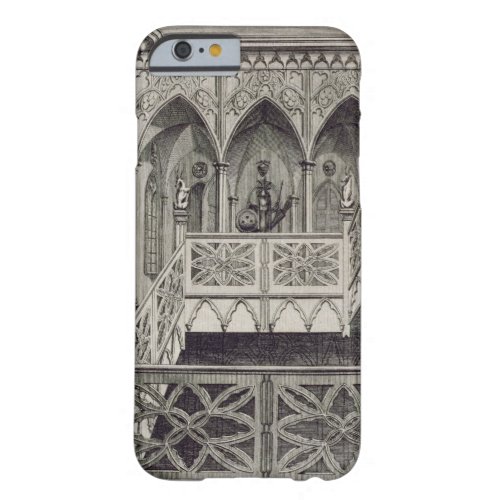 Staircase at Strawberry Hill engraved by J Newto Barely There iPhone 6 Case