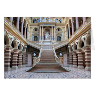 Staircase In Justizpalast, Vienna Austria Cards