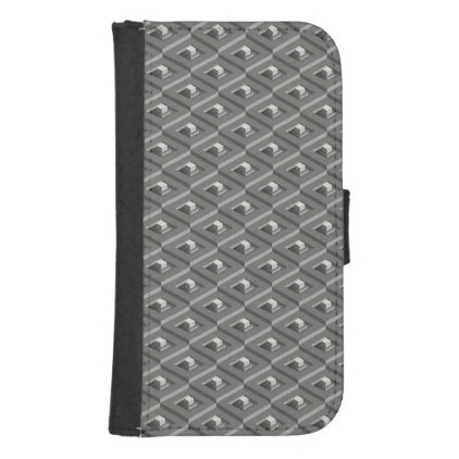 Staircase in Stairs pattern Galaxy S4 Wallet Case