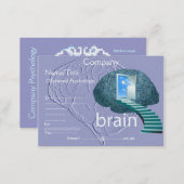Staircase to the brain business card (Front/Back)