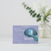 Staircase to the brain business card (Standing Front)