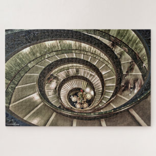 Stairs & Staircase Vatican Museum, Rome - Italy Jigsaw Puzzle