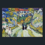 Stairway at Auvers 1890 by Vincent van Gogh Poster<br><div class="desc">Vincent Willem van Gogh (Dutch: [ˈvɪnsɛnt ˈʋɪləɱ vɑŋ ˈɣɔx] (listen);[note 1] 30 March 1853 – 29 July 1890) was a Dutch Post-Impressionist painter who posthumously became one of the most famous and influential figures in the history of Western art. In a decade, he created about 2, 100 artworks, including around...</div>