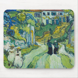 Stairway at Auvers by van Gogh: Mouse Pad