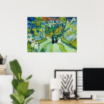 Stairway at Auvers by Vincent van Gogh Poster<br><div class="desc">Vincent van Gogh - Stairway at Auvers,  1890. 
Vincent Willem van Gogh (1853-1890) was a Dutch Post-Impressionist painter who posthumously became one of the most famous and influential figures in Western art history.</div>