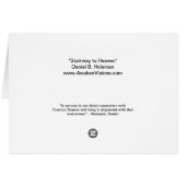 Stairway to Heaven Cards (Back Horizontal)