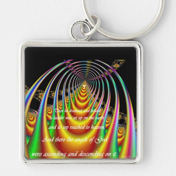 stairway to heaven custom premium keychain