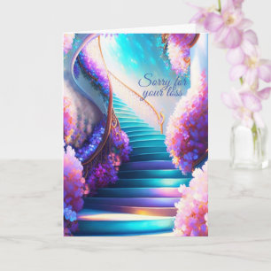 Stairway to Heaven Folded Greeting Card