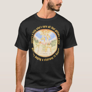 Stairway To Heaven Lyrics Artwork T-Shirt