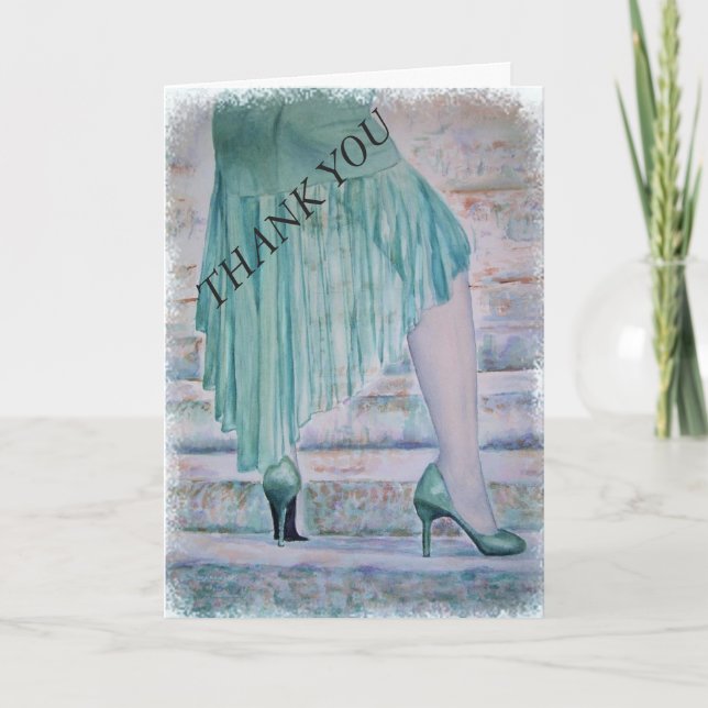 STAIRWAY TO ....THANK YOU CARD (Front)