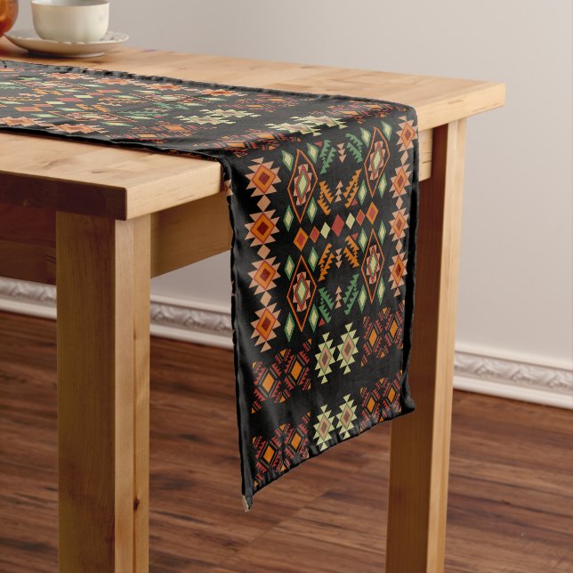 Stairway To The Southwest Art Scene  Short Table Runner (In Situ)