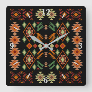 Stairway To The Southwest Art Scene Square Wall Clock