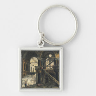 Stairwell in a Renaissance House, c.1741-42 Keychain