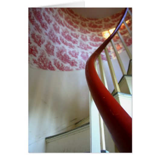 Stairwell in Toile Cards (Front)