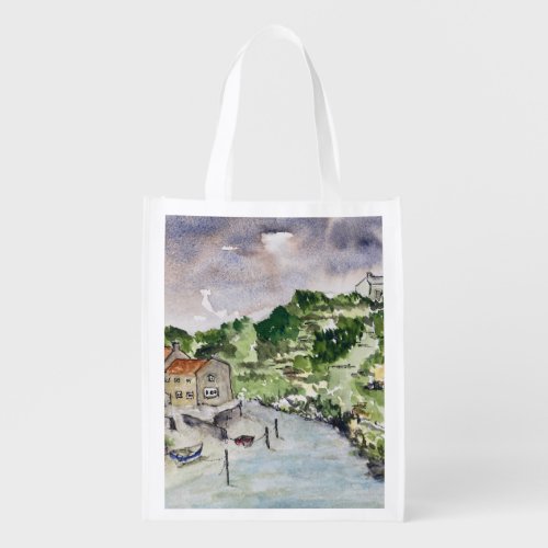 Staithes Beck Whitby Grocery Bag