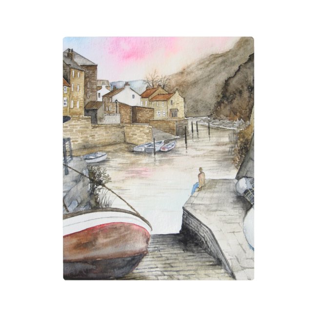 Staithes North Yorkshire England Watercolour