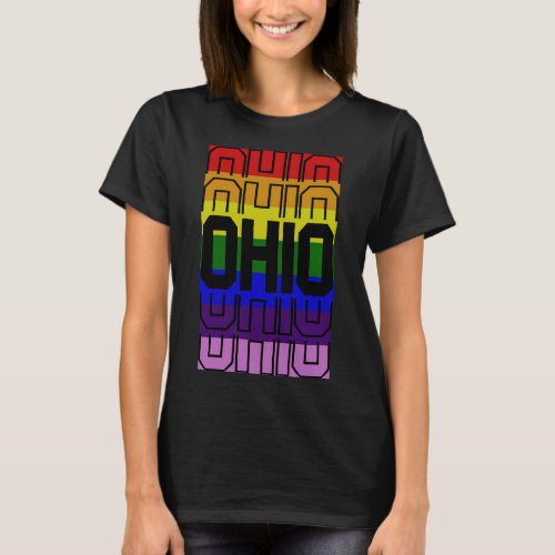 Staked Ohio Gay Pride T_Shirt