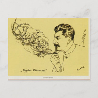 Stalin pipe postcard